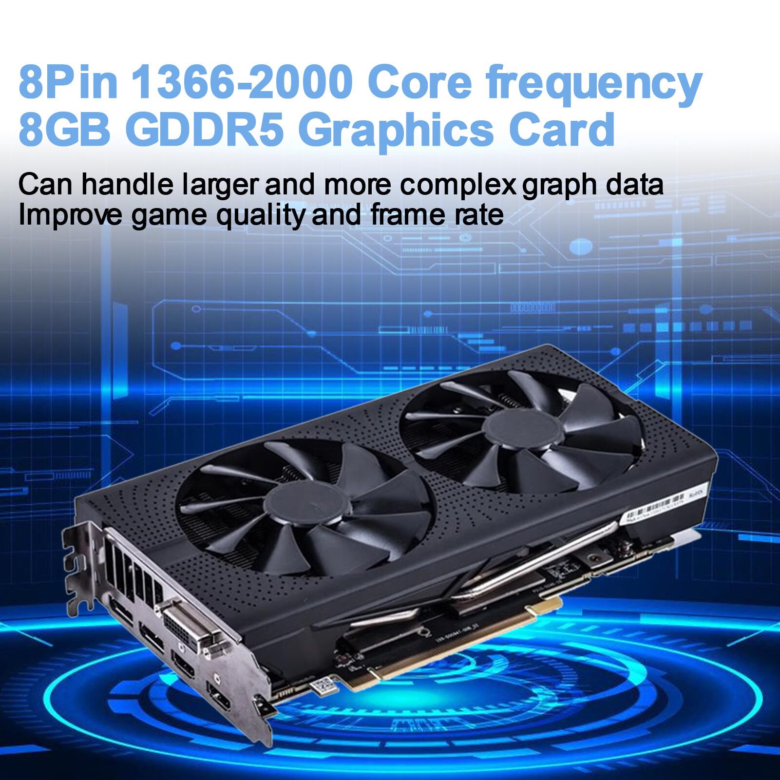 Amazon | RX580 グラフィックスカード ゲーム PC AMD Radeon